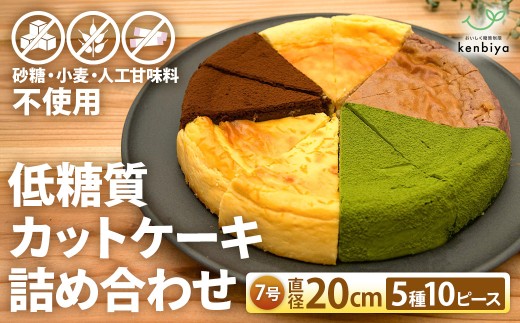低糖質カットケーキの詰め合わせ（5種10ピース） 糖質制限 グルテンフリー 焼菓子 砂糖不使用 小麦不使用 美容 健康 ダイエット トレーニング ボディメイク 人工甘味料不使用 低糖質 自然由来 ケーキ お菓子 山梨県 甲斐市 CH-13