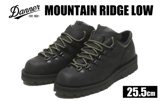 DANNER 紳士靴 マウントリッヂ ロー BLACK【25.5cm】 [STUMPTOWN渋谷店 石川県 志賀町 sk17jkf70292-3] 靴 くつ レザー 革 軽量 ブラック 黒 ABCマート エービーシーマート