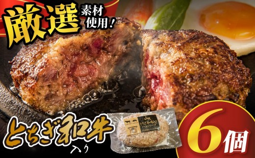 とちぎ和牛入りハンバーグ (1個150g)×6個 900g | 和牛 高級 ハンバーグ グルメ ジューシー ギフト 贈答 お取り寄せ 選べる おすすめ 肉汁 ふるさと 納税 おかず 美味しい お肉 にく 惣菜 家族 家庭 贅沢 ご褒美 栃木県 矢板市 2296643 - 栃木県矢板市