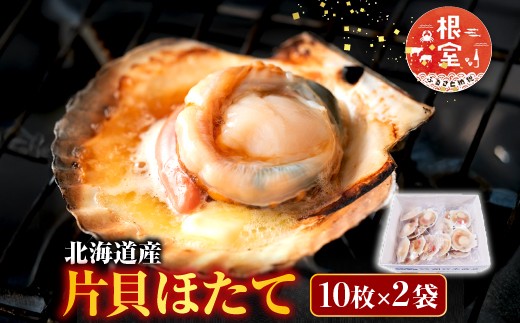 A-14134 ＼漁業者応援品／片貝ほたて10枚×2P