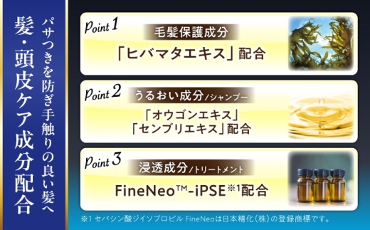 使うたび徐々に染まり、白髪が目立たなくなるカラーシャンプーとトリートメント。