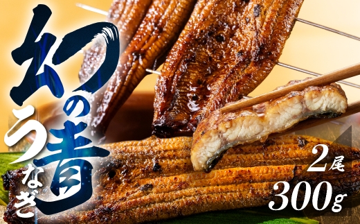 【すぐにお届け/冷蔵】厳選 高級 青うなぎ 2尾 蒲焼 300g