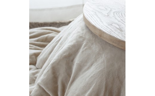 栗の突板丸こたつ【こたつ単体/直径90cm】