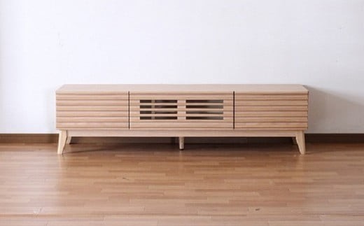 【開梱・設置】アゼル 150cm テレビボード（ナチュラル）　AX001