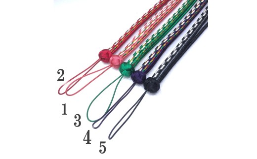 【伊賀組紐】ネックストラップゆるぎ組 矢絣柄