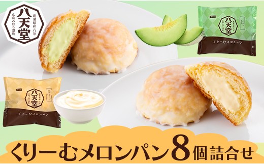 【ふるさと納税】【八天堂】くりーむメロンパン8個詰合せ スイーツ ギフト お中元 お歳暮 贈答 お菓子 詰合せ お菓子 手土産 甘いもの プレゼント 015018