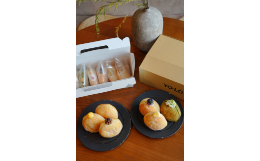 YO-LO．　ふわもち食感マラサダ　６個入りBOX