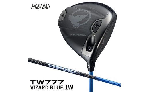 本間ゴルフ TW777 VIZARD BLUE 1W(1本)　ゴルフクラブ T//WORLD ツアーワールド ドライバー 1番ウッド SHG0096 2612276 - 山形県酒田市