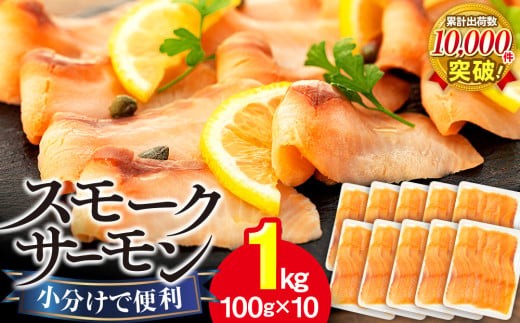 C01-E10 スモークサーモン(100g×10パック)