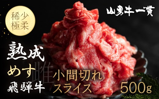 【訳あり】飛騨牛 こま切れ 小間切れ 500g 飛騨の牧場で育った熟成飛騨牛『山勇牛』 切落し 500g 不揃い