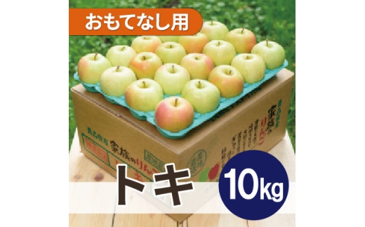 <26年10月から順次発送>平均糖度12度以上! トキ 約10kg おもてなし用 青森県産 りんご【1734964】