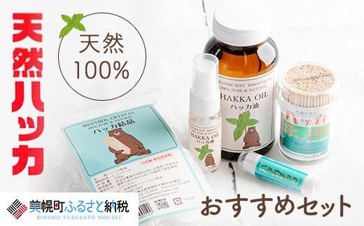 天然ハッカおすすめセット【配送不可地域:離島】 ふるさと納税 人気 おすすめ ランキング ハッカ ハッカ油 天然ハッカ セット 詰め合わせ 虫よけ 清涼 スプレー 北海道 美幌町 