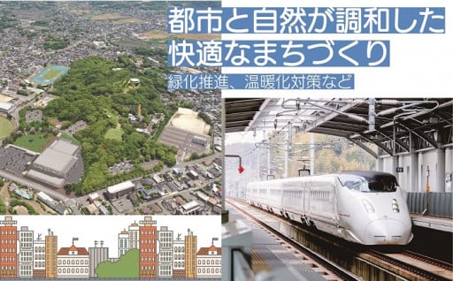 都市と自然の調和したまちづくり