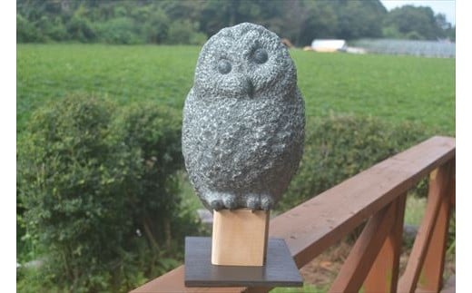 石の彫刻 緑石のフクロウ - 茨城県鉾田市｜ふるさとチョイス - ふるさと納税サイト