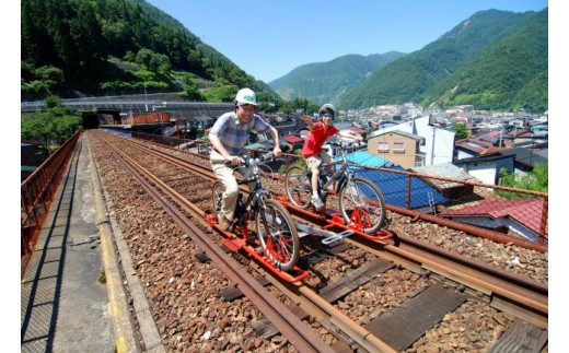 まちなか・渓谷コース共通】レールマウンテンバイクGattann Go!! 特別 