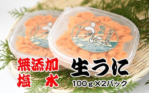 F-65002 エゾバフンウニ塩水パック100g×2P - 北海道根室市｜ふるさとチョイス - ふるさと納税サイト