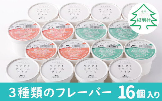 手作りアイス 『3種類のフレーバー』 たっぷり16個セット アイスクリーム 10000円 - 長野県根羽村｜ふるさとチョイス - ふるさと納税サイト
