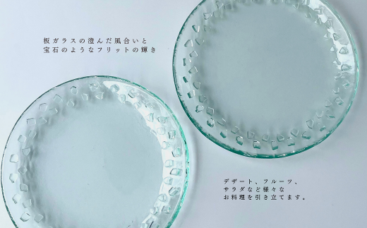フリット丸皿（2枚組）」皿 小皿 セット ガラス ミラーズウサ - 愛媛県西条市｜ふるさとチョイス - ふるさと納税サイト