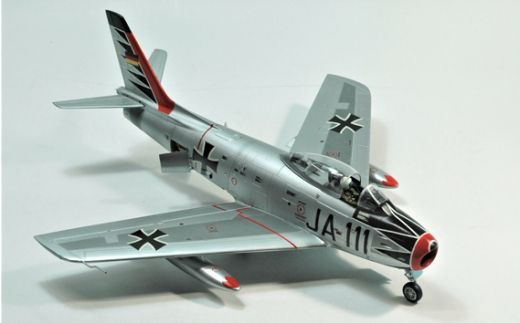 No.382 F-86F西ドイツ空軍機　1/48 ／ 模型 完成品 柏木崇男 茨城県