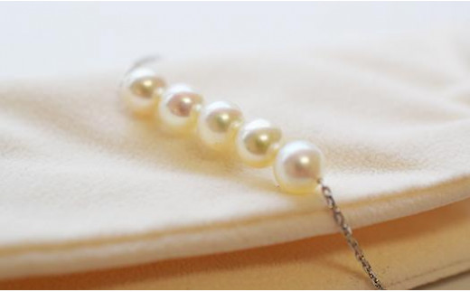 淡水本真珠5個付きネックレス - 兵庫県神戸市｜ふるさとチョイス - ふるさと納税サイト