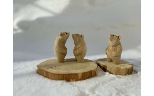 木彫り熊「りゅうじぃの熊」立ち熊 K01 / 北海道夕張市 | セゾンのふるさと納税