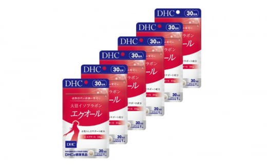 DHC 大豆イソフラボン エクオール 30日分 6個セット（180日分） 健康食品 サプリメント [№5840-2442] -  栃木県鹿沼市｜ふるさとチョイス - ふるさと納税サイト