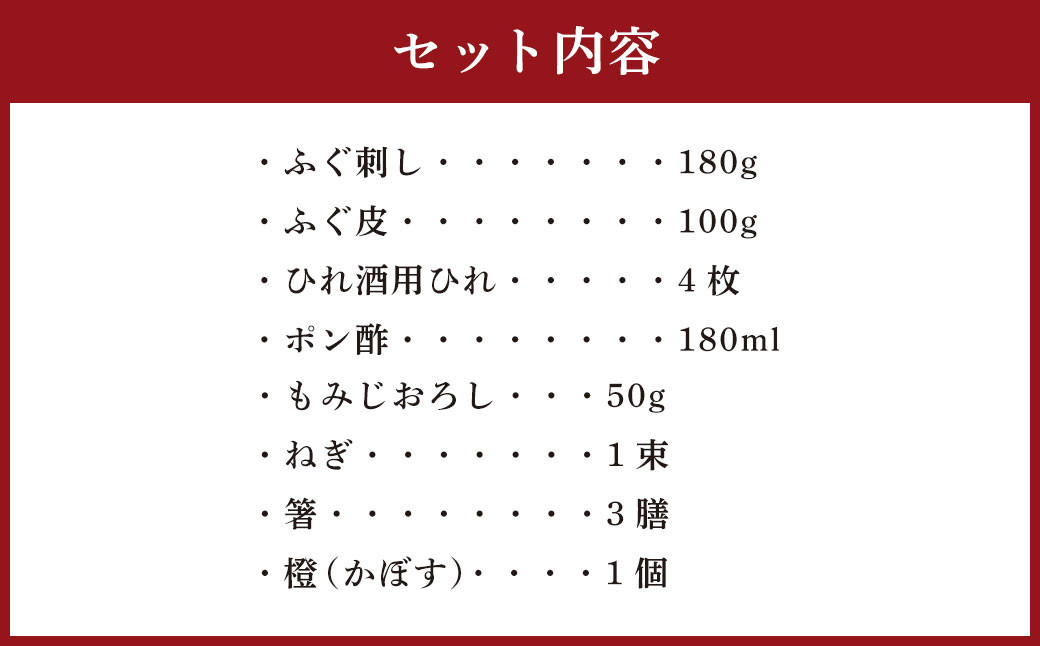 はつしろのふく ふぐ刺し のみ  2～3人前 オリジナルポン酢付き ふぐ刺し 180g