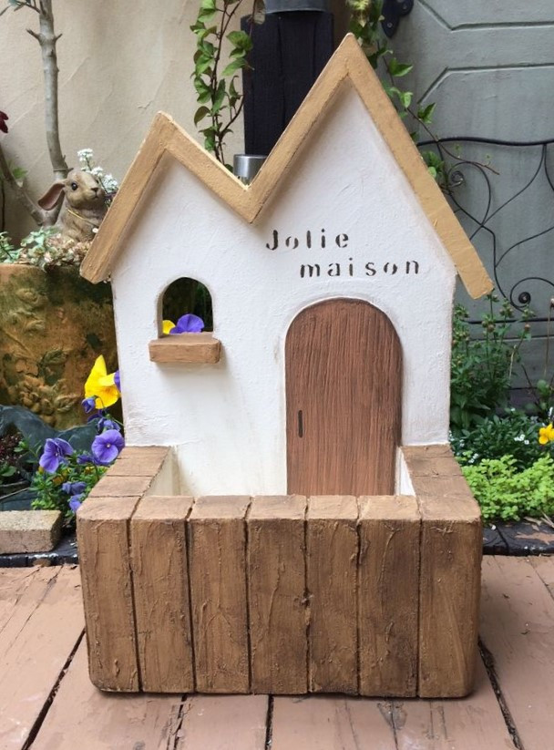 ＜MoonRabbit＞2屋根のお家プランター