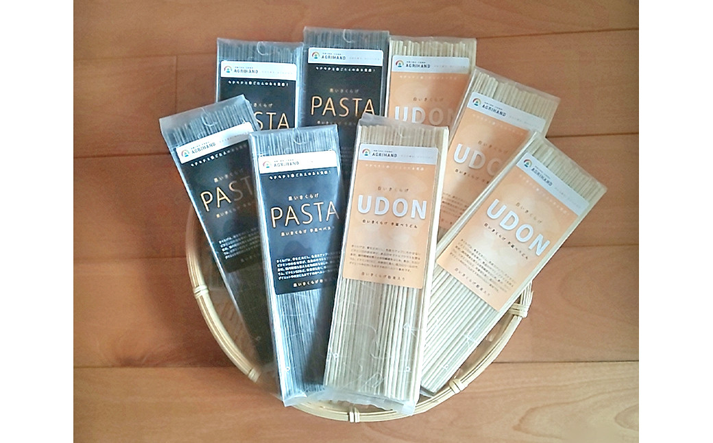 きくらげPASTA・うどん 90g×各7袋 計14袋 合計:1,260g