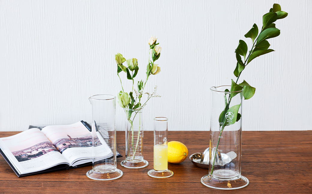 どっしりンダー全種類セット シリンダー メジャーグラス 耐熱ガラス