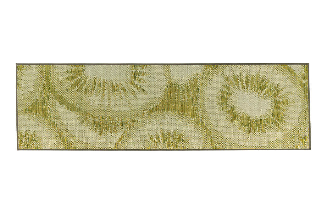 い草 キッチンマット Fデザート 60×120cm（キウイ/レモン）