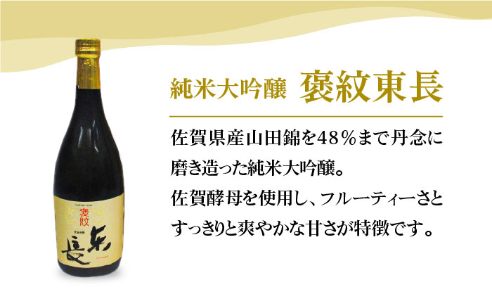 【The SAGA認定酒】純米大吟醸 褒紋東長 720ml【大串酒店】 [HAK016]