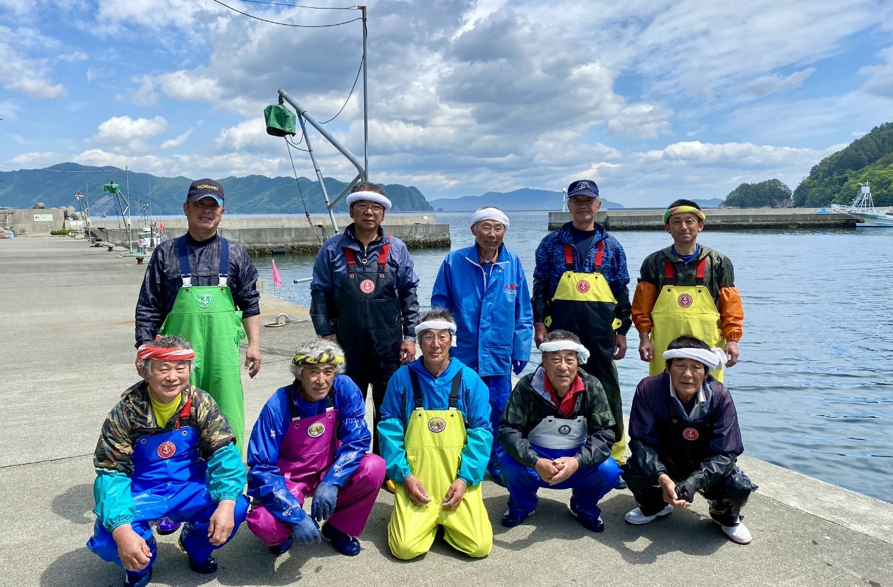 釜石湾・尾崎の生産者の皆様