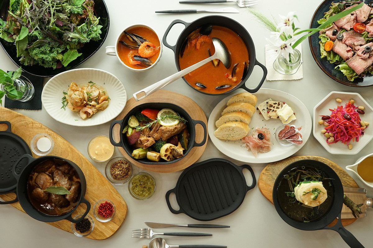 初めて鉄器を揃える方にもぴったりなビギナーセット。※画像はイメージです