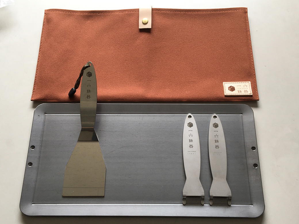 一六鉄器『ロクミリ鉄板200×400』フルセット