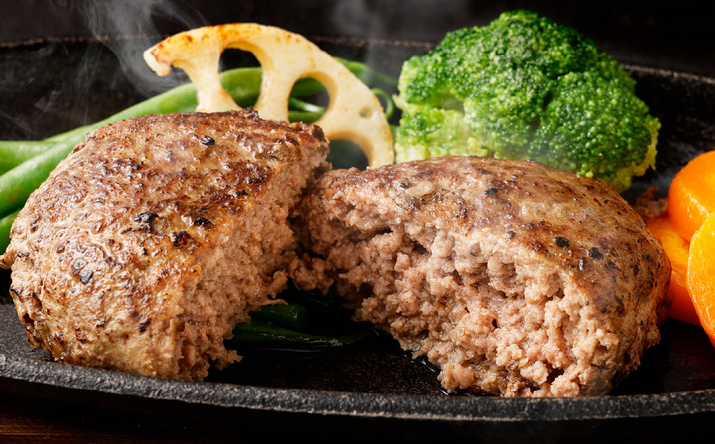 肉屋の拘り 牛100％ 手ごね 生ハンバーグ 100g×30個 計3kg デミグラスソース付き