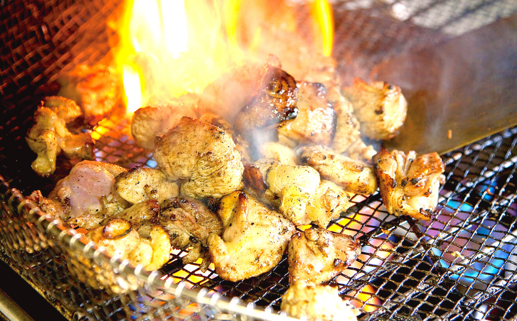 【チャレンジ応援品】おおいた冠地どり 焼肉セット1kg (モモ・ムネ）鶏肉 国産