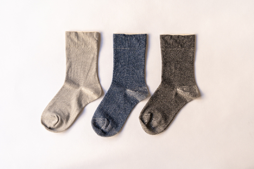 天衣無縫 履き口締め付けない 内側オーガニックコットン いつもソックス 無地 3足 セット han023-ITSUM 