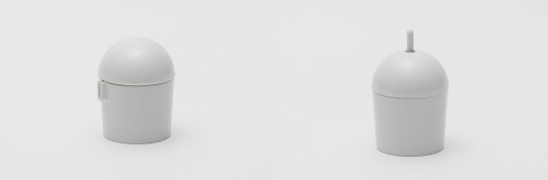 左：ミルクポット、右：シュガーポット