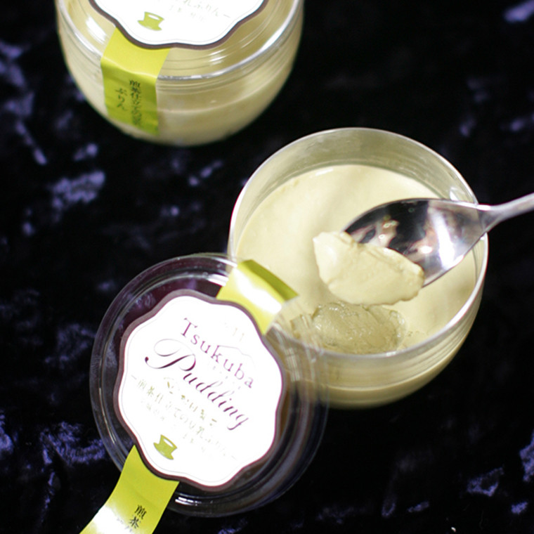 煎茶仕立ての豆乳ぷりん