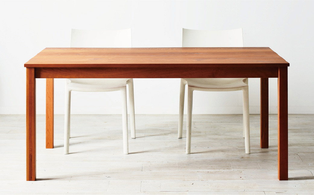 【受注生産】<サイズオーダー可能> 幅150 ダイニングテーブル / NO.1シリーズ ブラックチェリー