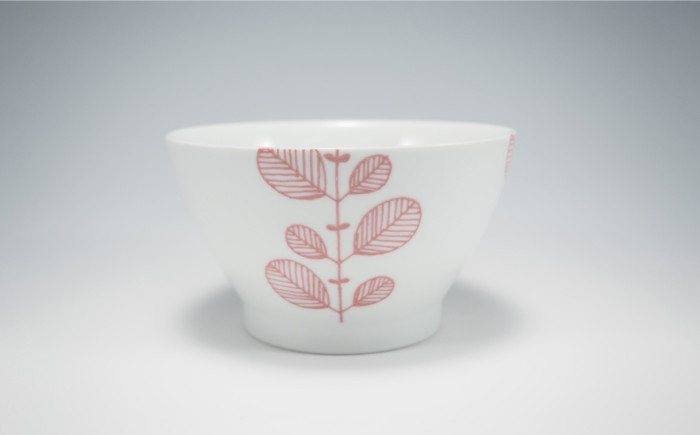 MC22 【波佐見焼】ミント 5色絵変わりご飯茶碗【永泉】-2