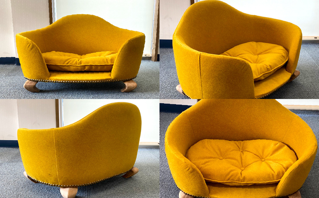 ペットソファ・ロワン・ノルディ 620×430×380mm グレー