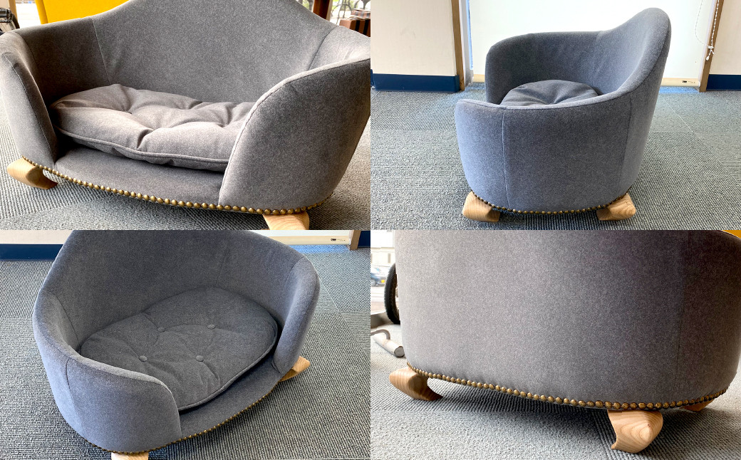 ペットソファ・ロワン・ノルディ 620×430×380mm レッド