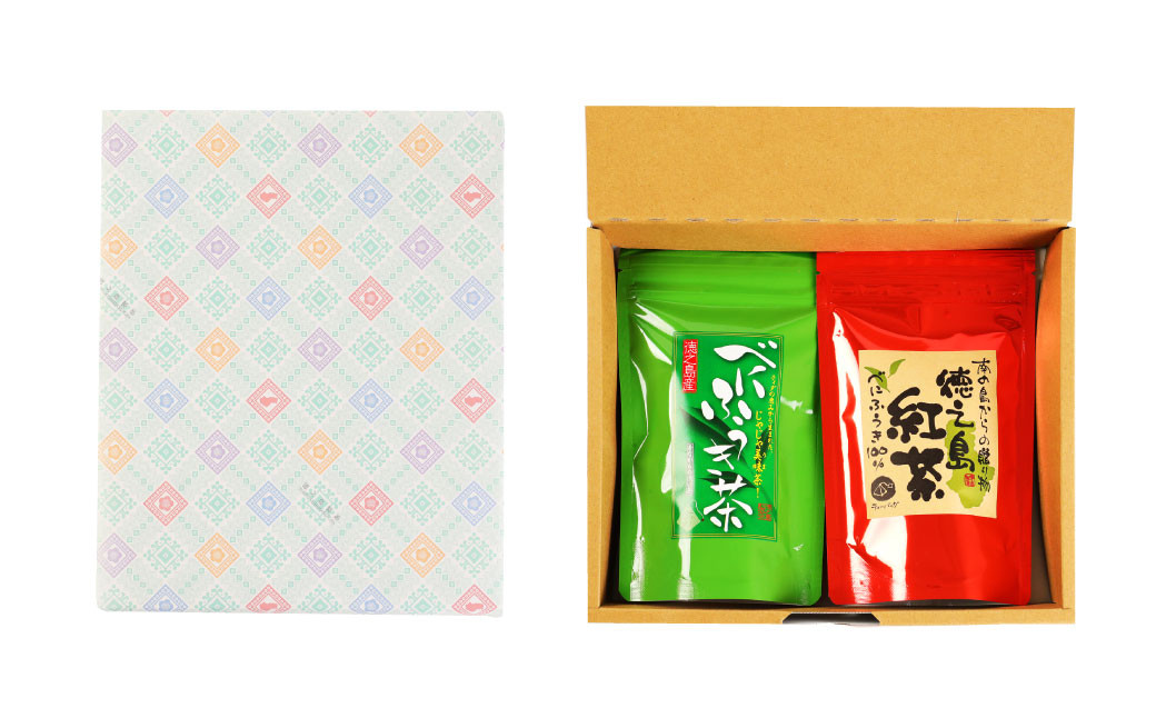 徳之島産 べにふうき お茶セット（煎茶 紅茶） 計36袋（18袋×2種）ティーバッグ
