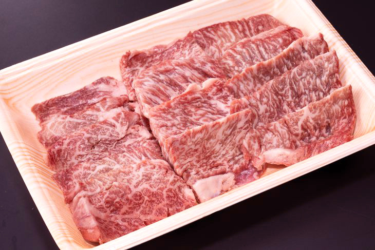栃の木黒牛バラ焼肉 500g(牛脂つき)