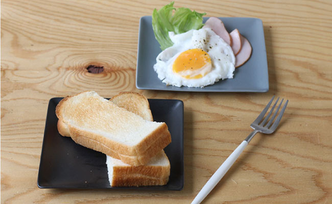 AC02 【波佐見焼】 おむぱん皿（平皿） 5点セット 【西日本陶器株式会社】-3