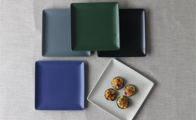 AC02 【波佐見焼】 おむぱん皿（平皿） 5点セット 【西日本陶器株式会社】-4