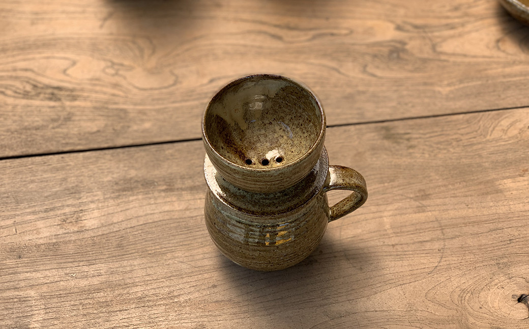 コーヒーサーバーセット（藁灰）珈琲 コーヒーメーカー