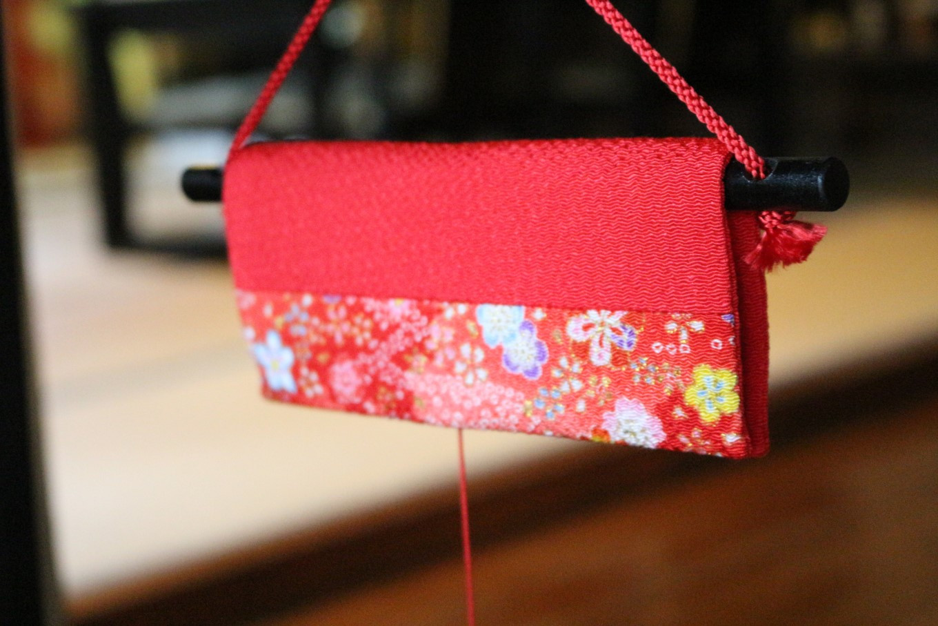 のれんは赤色になります。